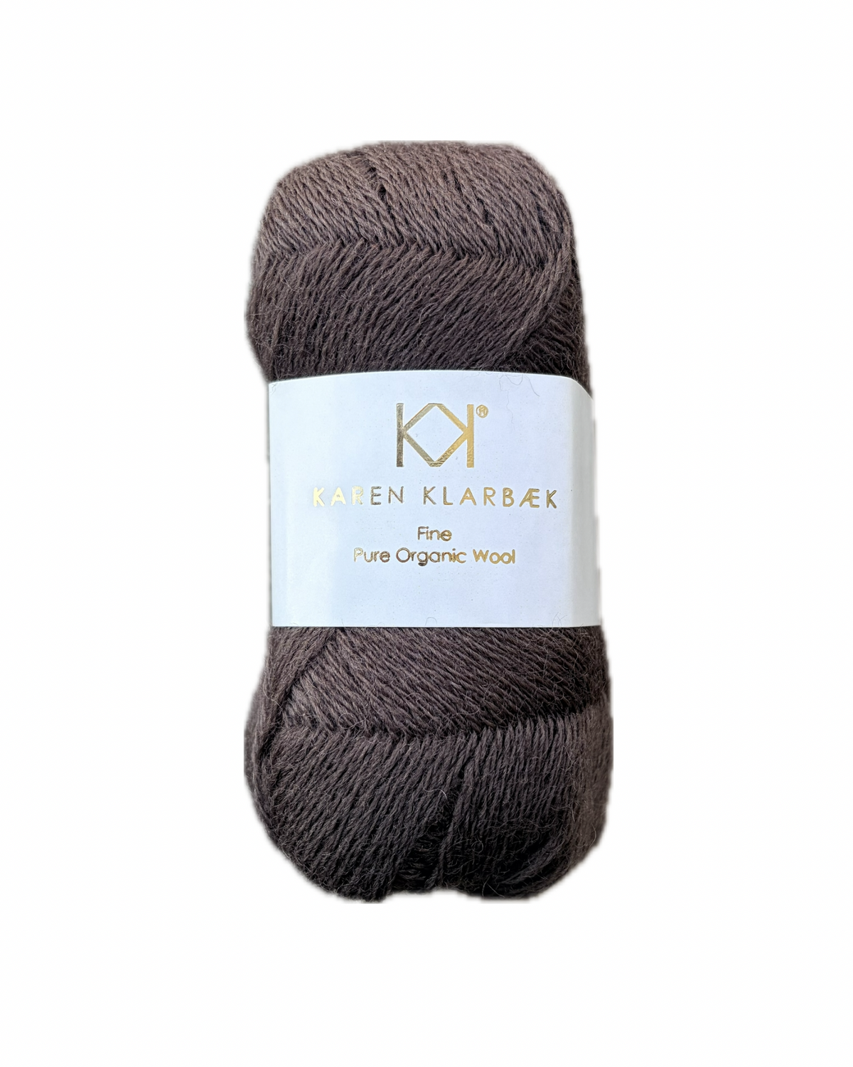 Chocolate Brown - KK Fin øko uld
