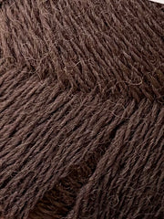 Chocolate Brown - KK Fin øko uld