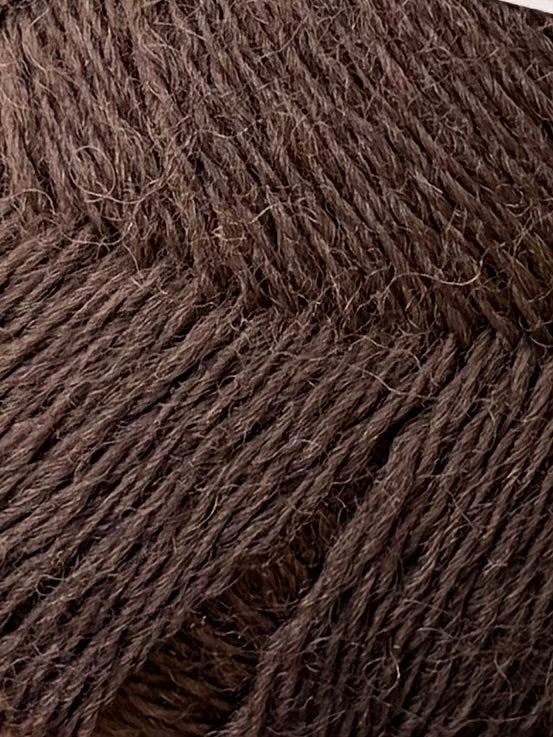 Chocolate Brown - KK Fin øko uld