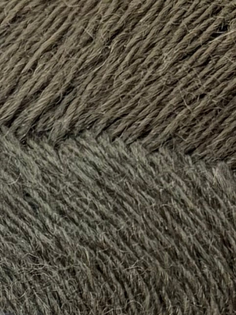 Dark Olive Green - KK Fin øko uld