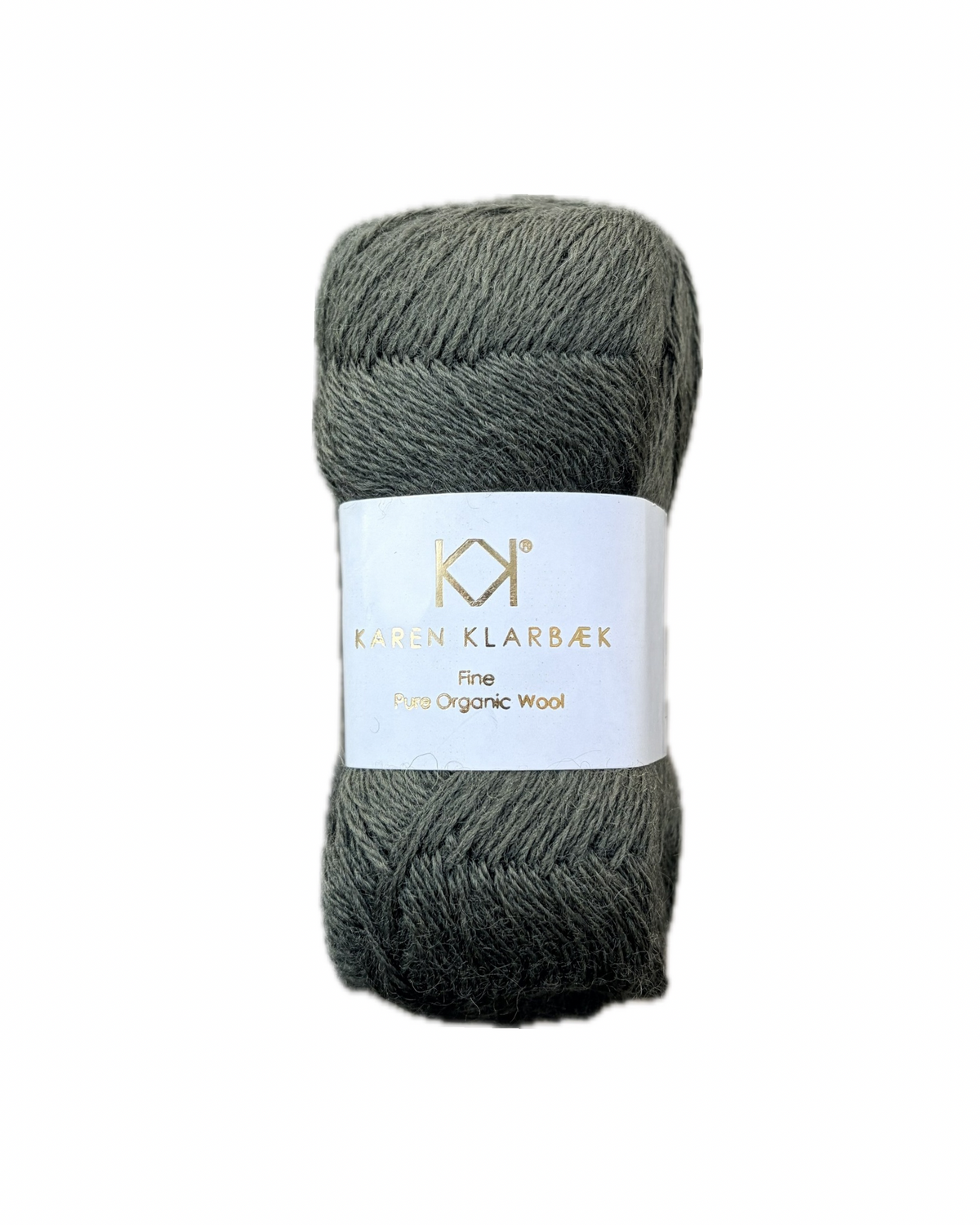 Dark Olive Green - KK Fin øko uld