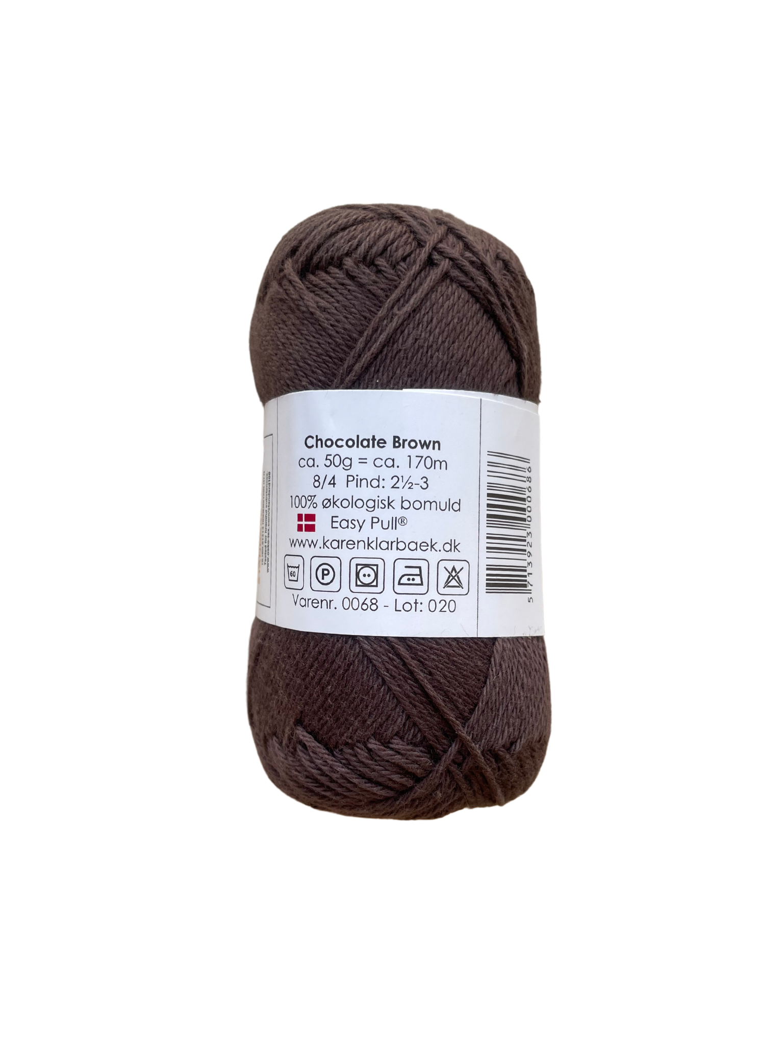 Chocolate Brown - KK 8/4 bomuldsgarn