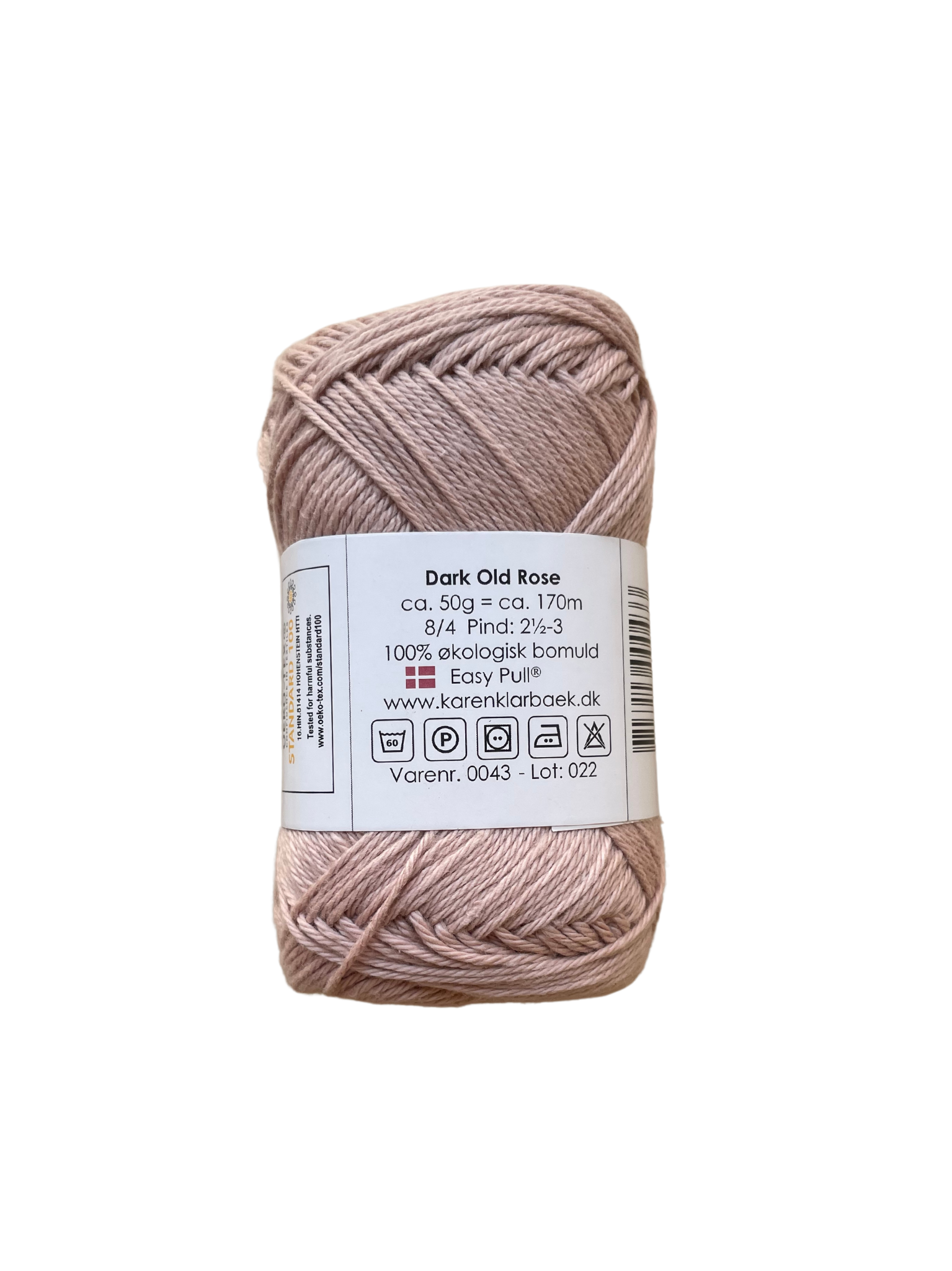 Dark Old Rose - KK 8/4 bomuldsgarn