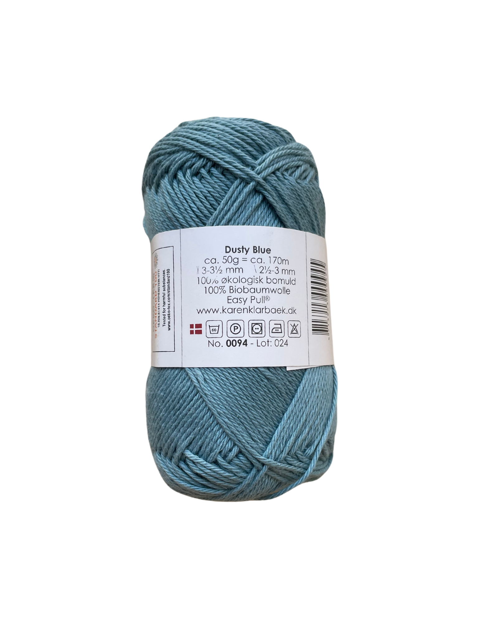 Dusty Blue - KK 8/4 bomuldsgarn