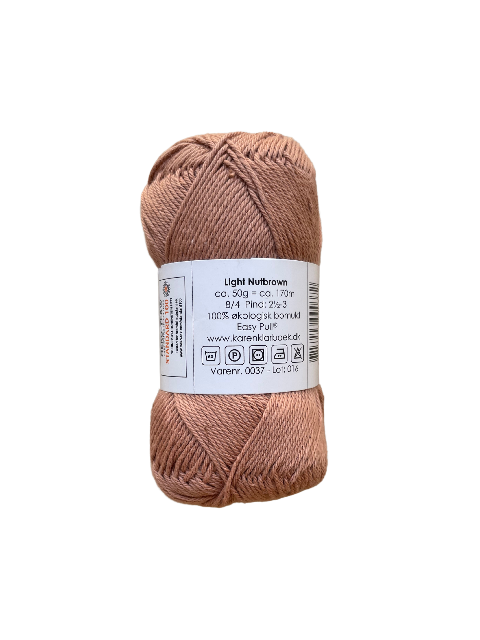 Light Nutbrown - KK 8/4 Bomuldsgarn