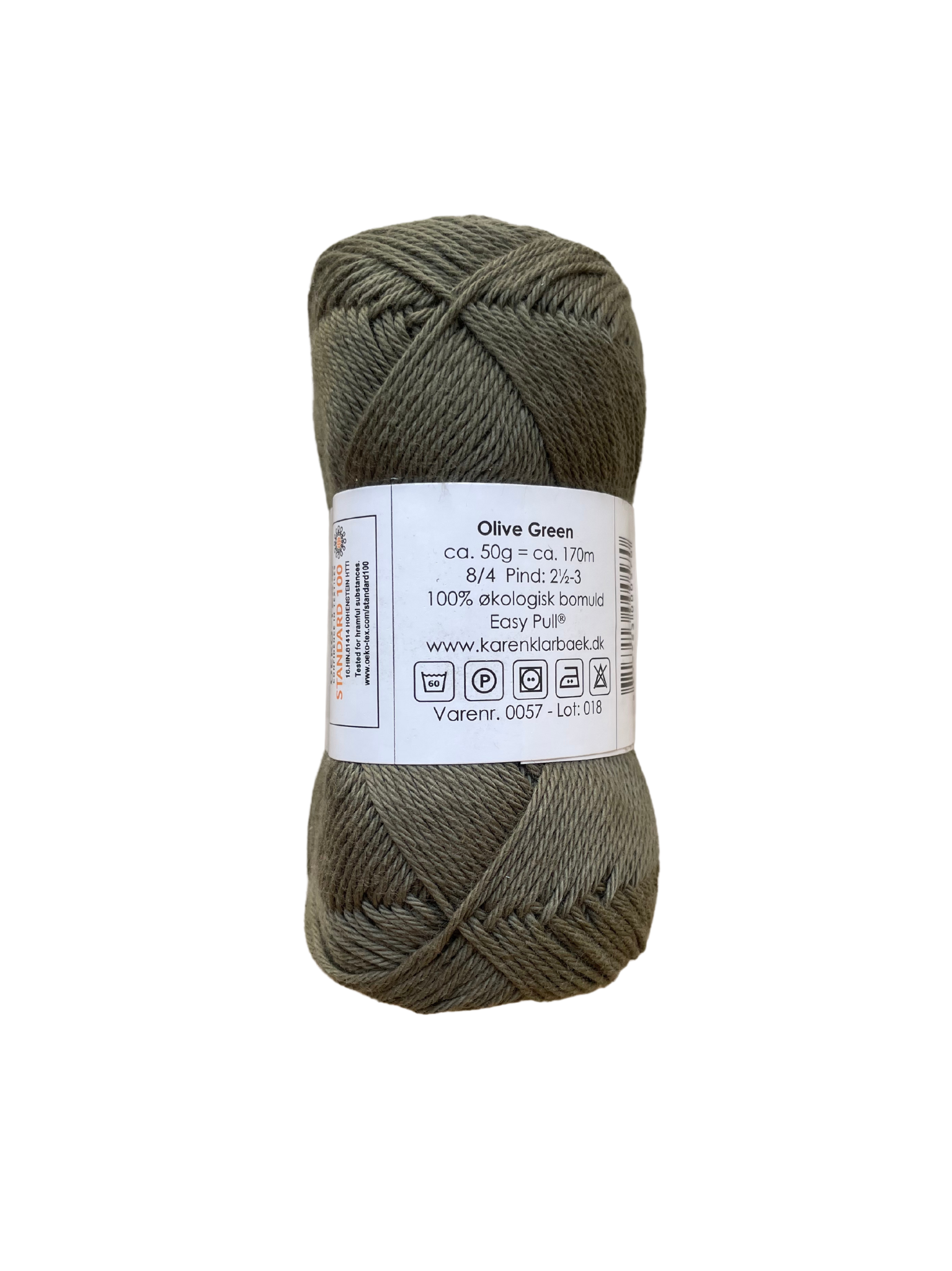 Olive Green - KK 8/4 bomuldsgarn