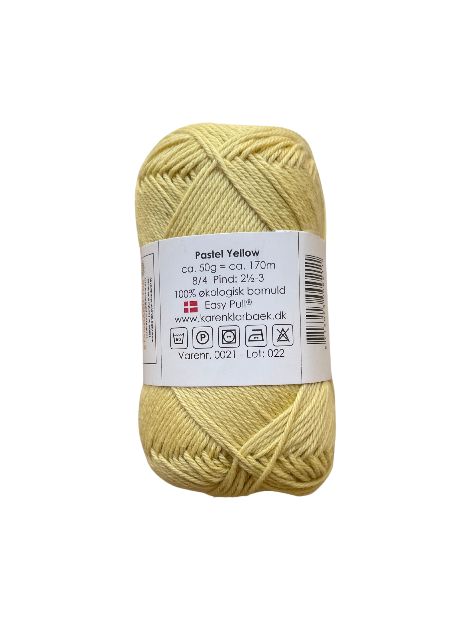 Pastel Yellow - KK 8/4 bomuldsgarn