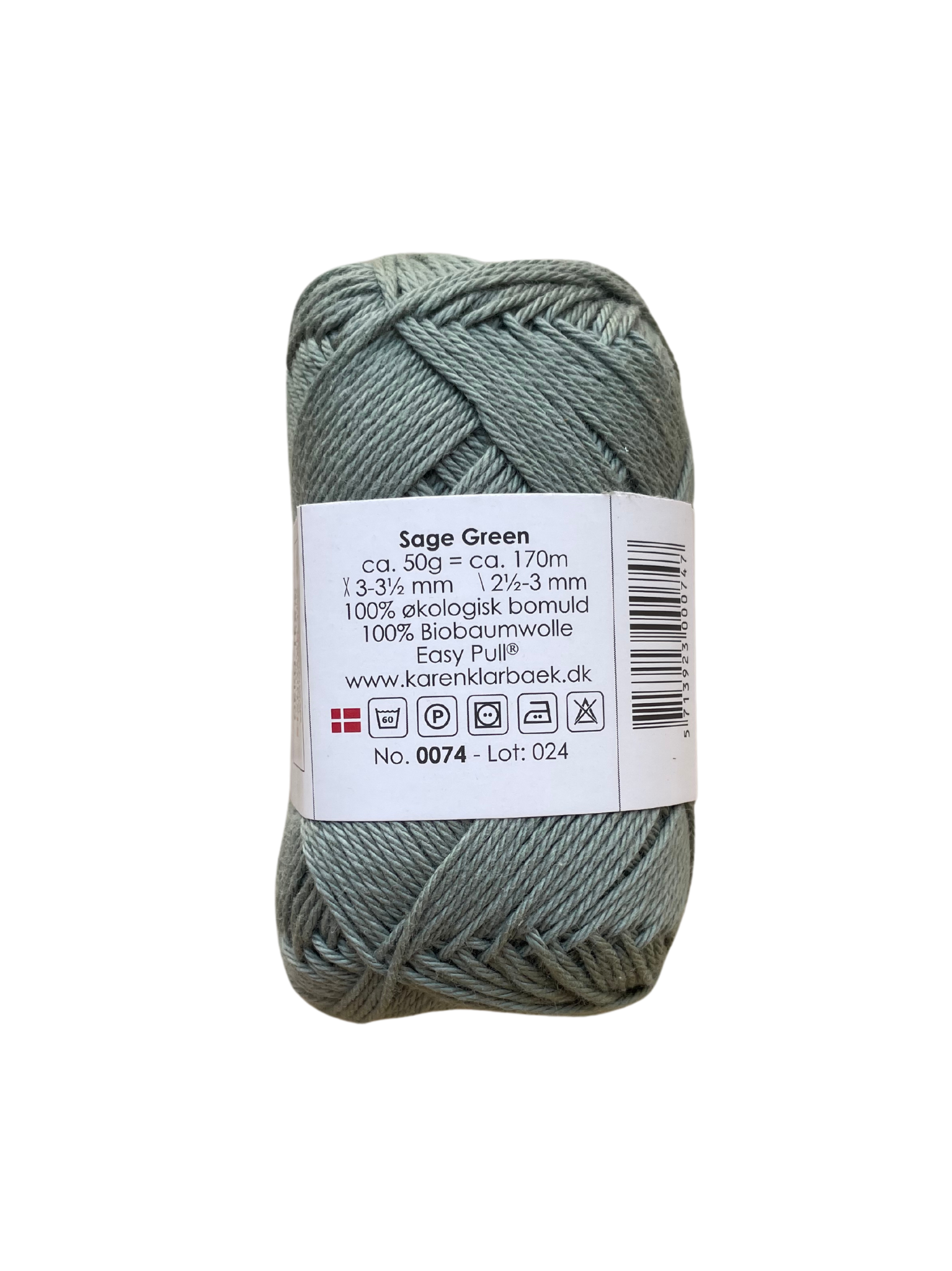 Sage Green - KK 8/4 bomuldsgarn