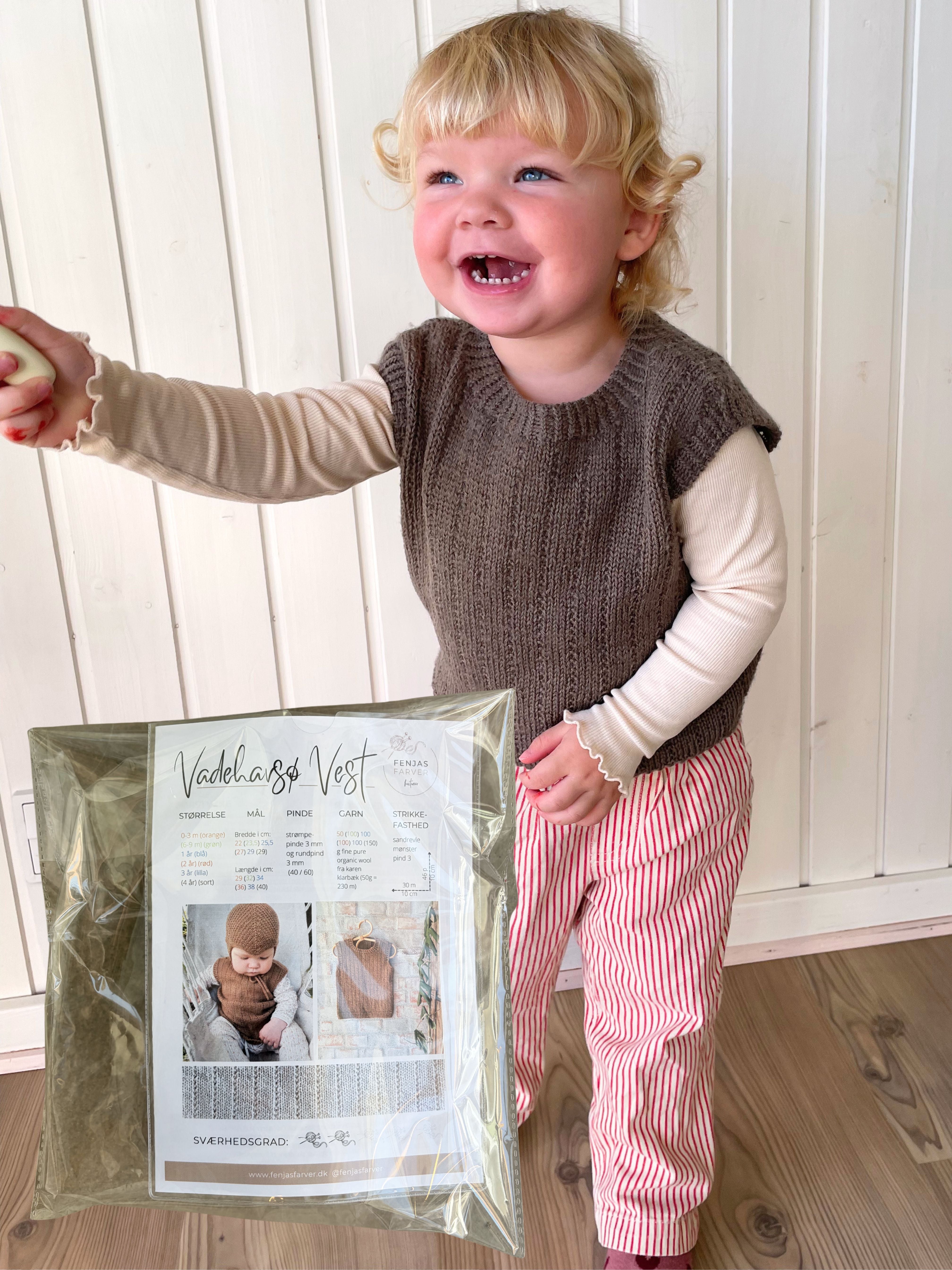 Vadehavsø Vest Strikkekit