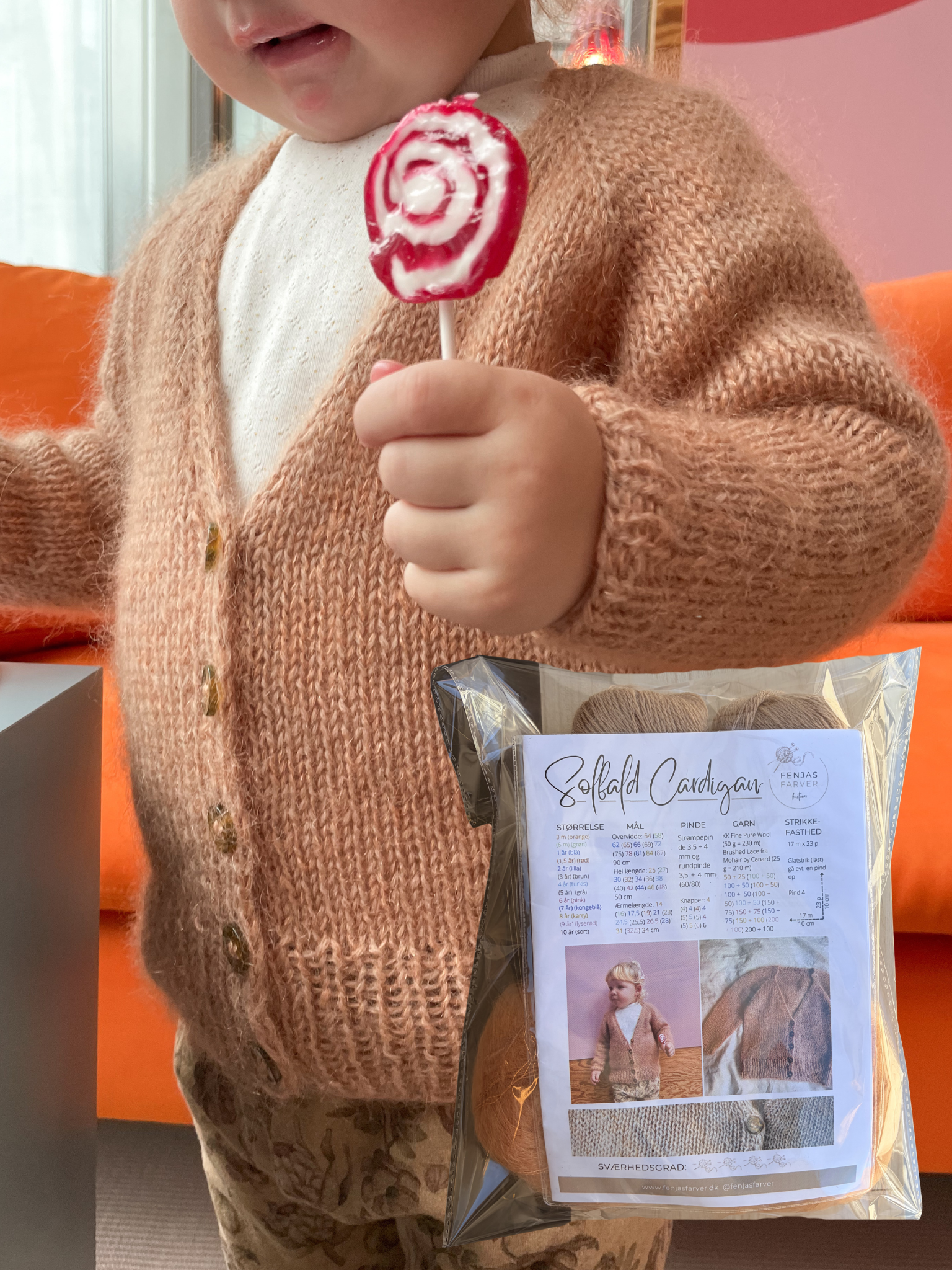 Solfald Cardigan Strikkekit