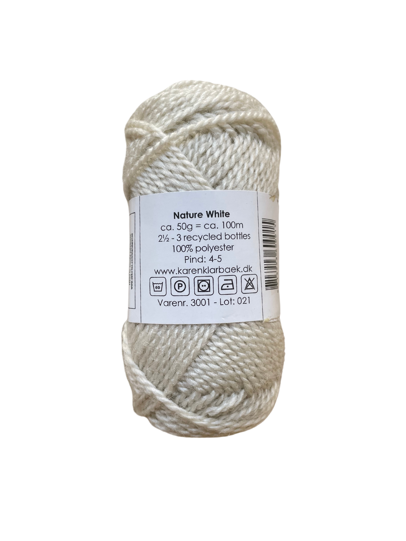 KK Recycled Bottle Yarn - Nature White