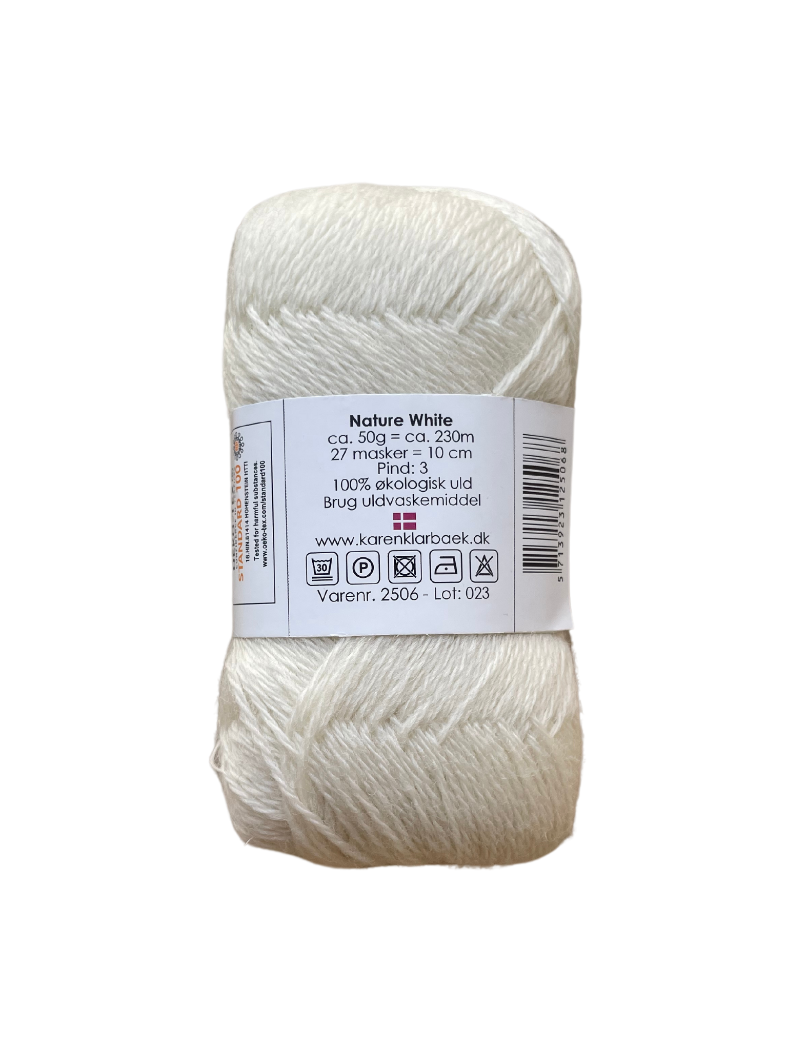 Nature White - KK Fin øko uld
