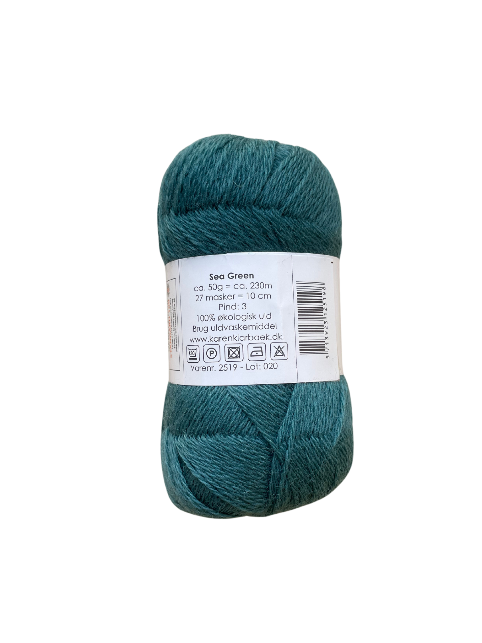 Sea Green - KK Fin øko uld