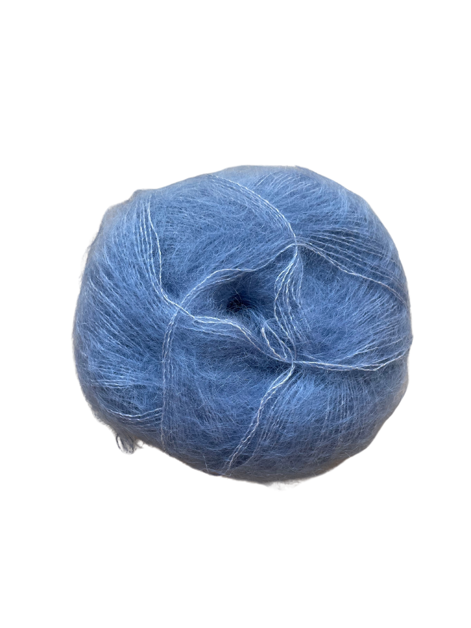 Isblå - Brushed Lace