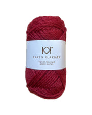 KK Recycled Bottle Yarn - Christmas Red