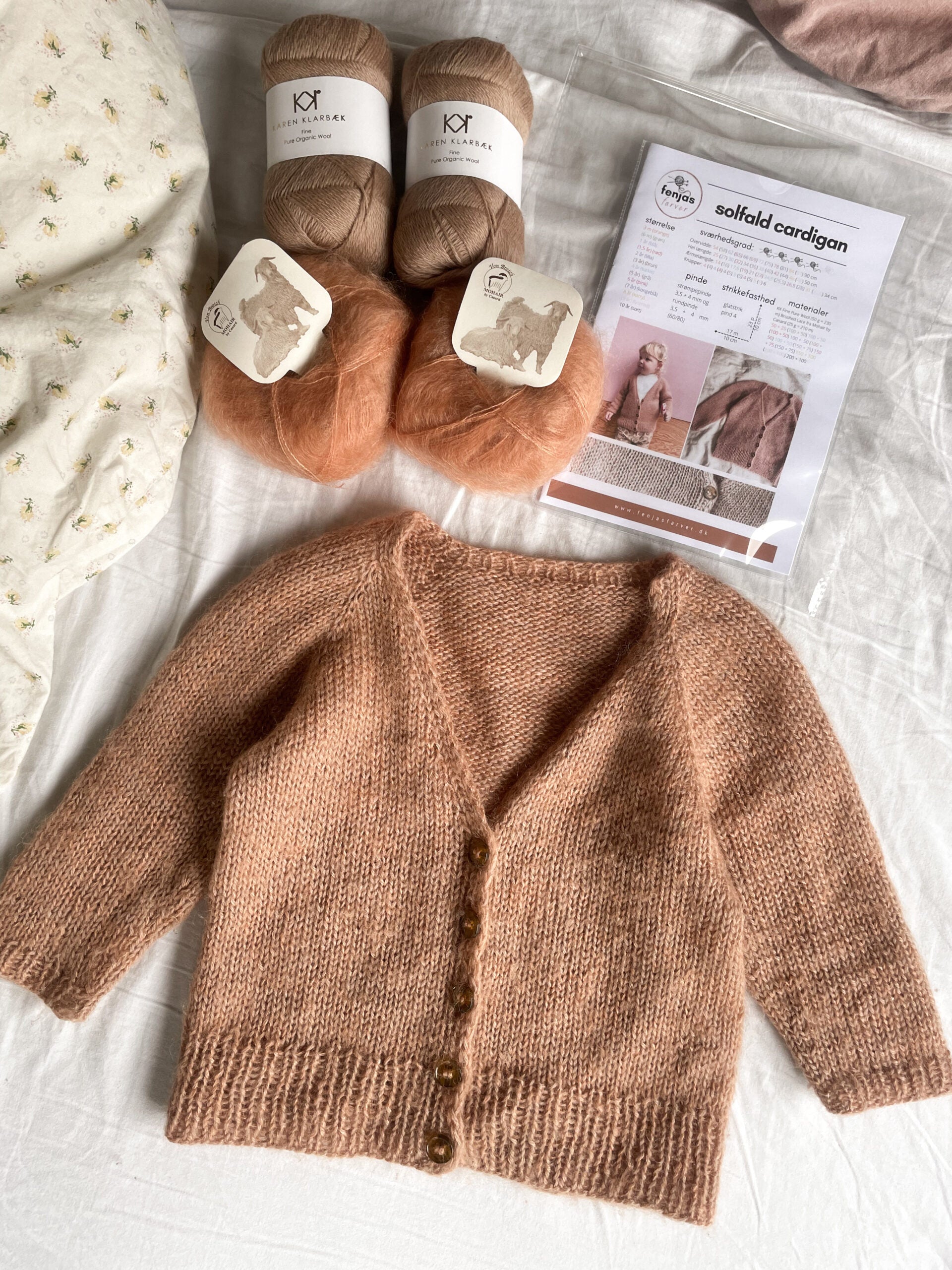 Solfald Cardigan Strikkekit