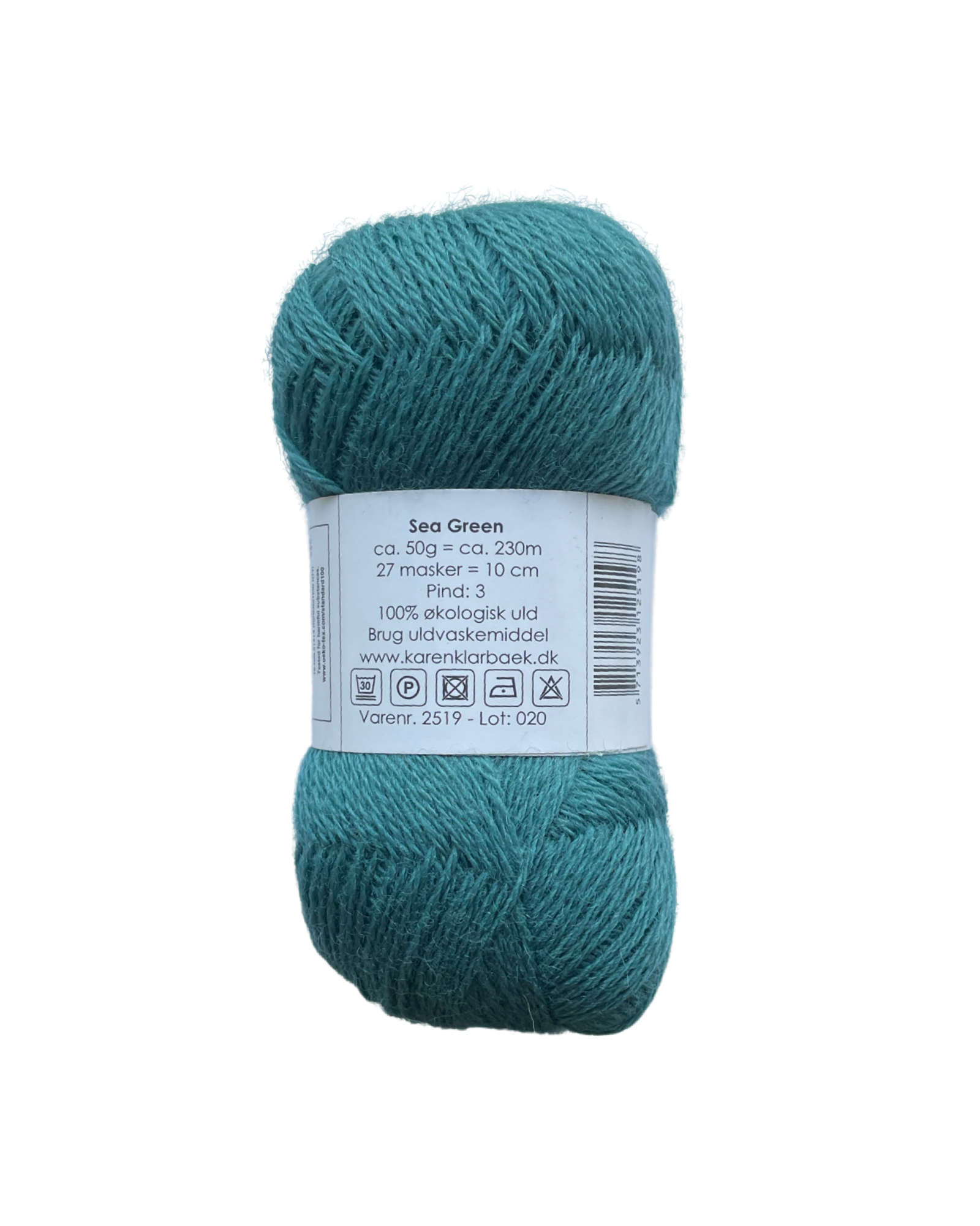 Sea Green - KK Fin øko uld