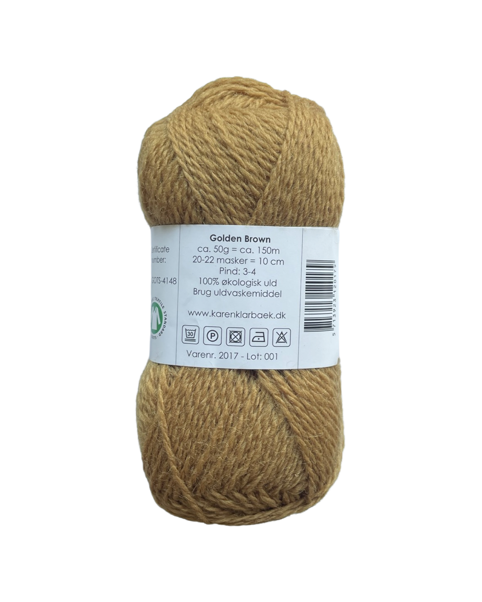 KK Pure Organic Wool - Golden Brown