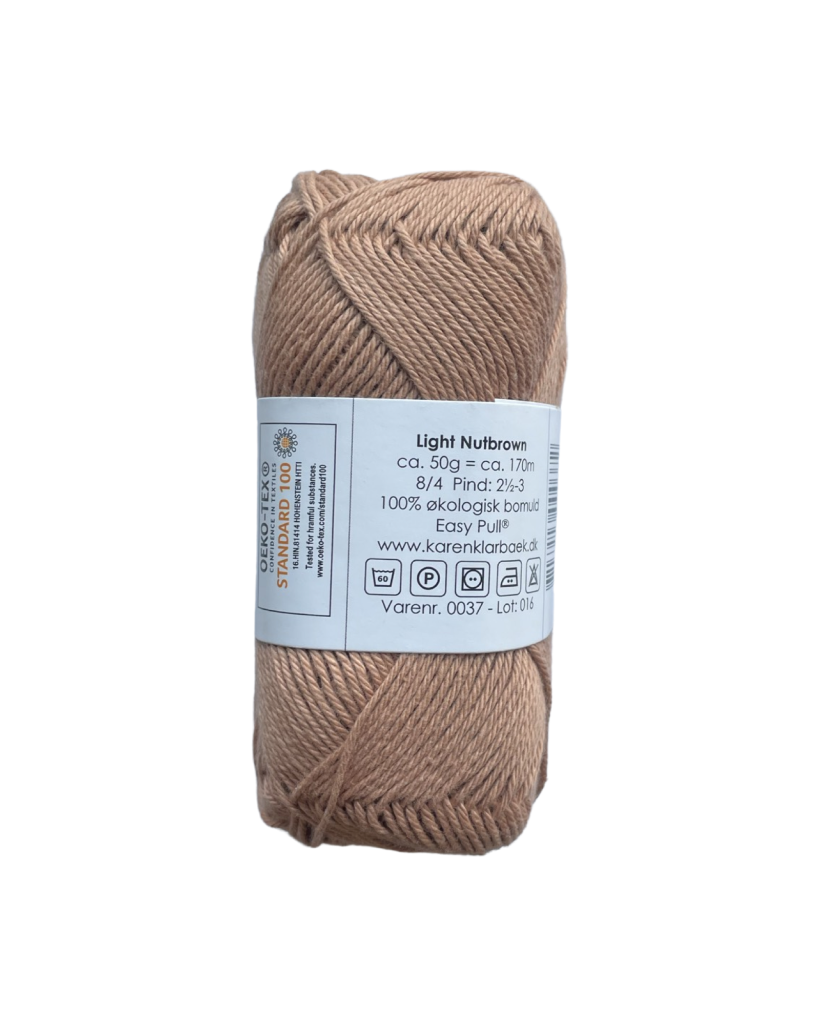 Light Nutbrown - KK 8/4 Bomuldsgarn