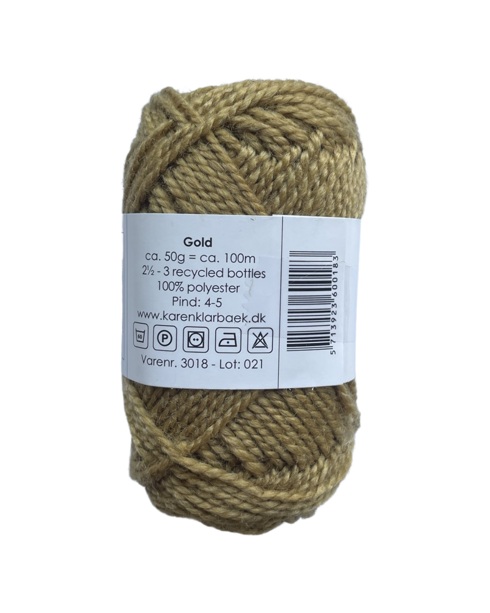 KK Recycled Bottle Yarn - Gold