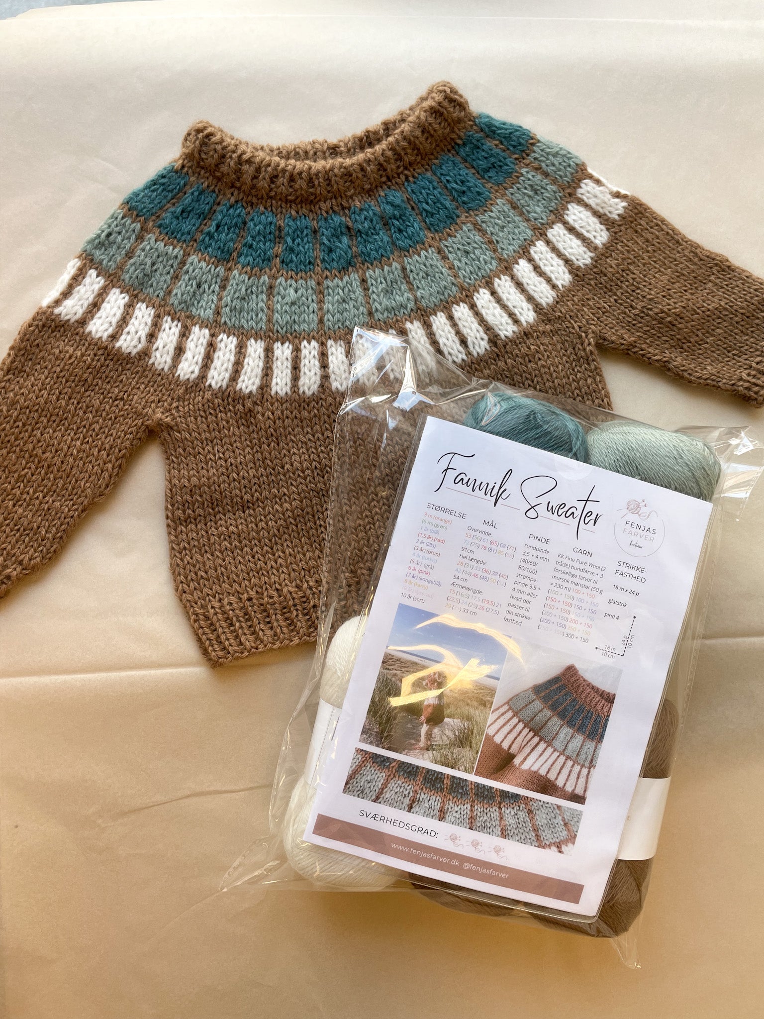 Fannik Sweater Strikkekit
