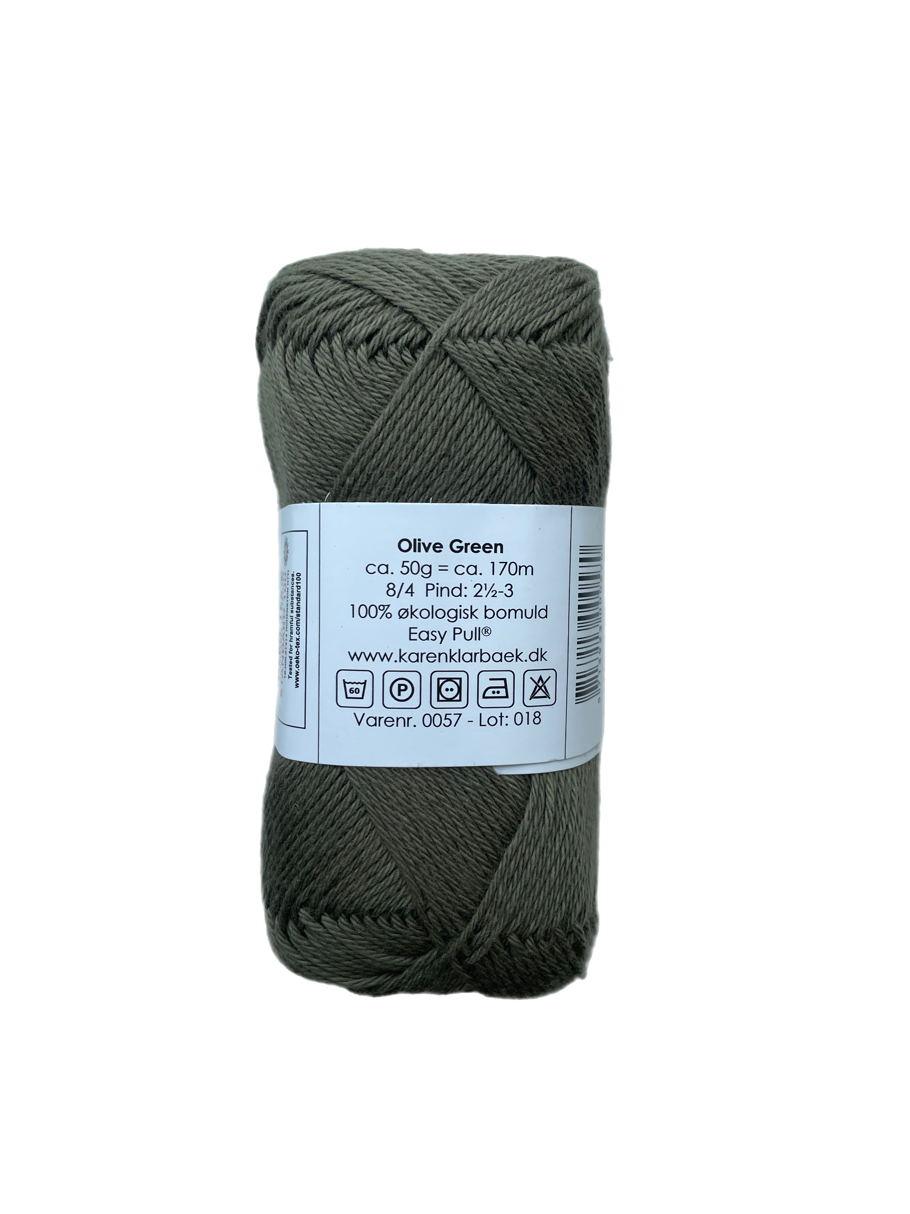 Olive Green - KK 8/4 bomuldsgarn