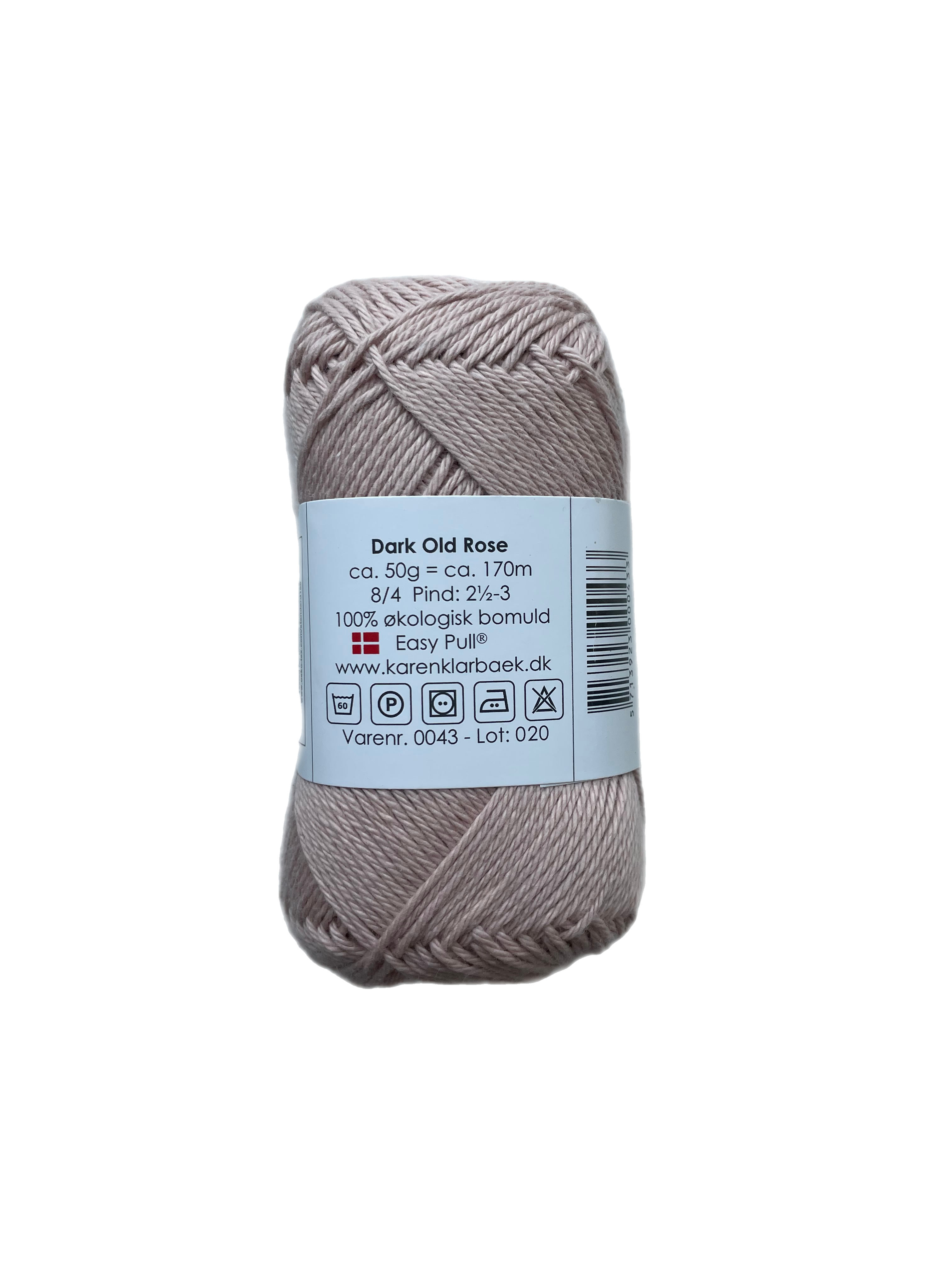 Dark Old Rose - KK 8/4 bomuldsgarn