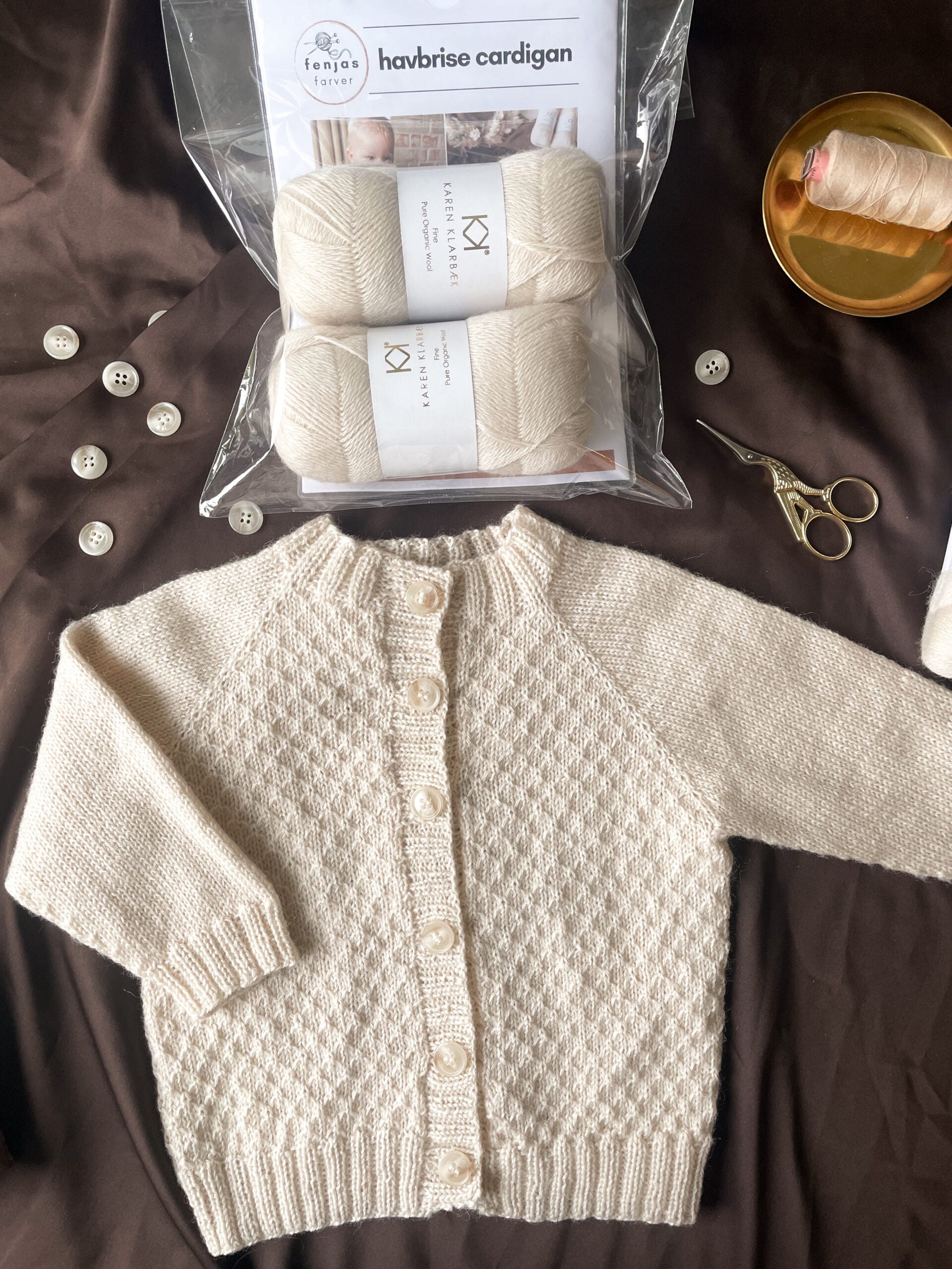 Havbrise Cardigan Strikkekit