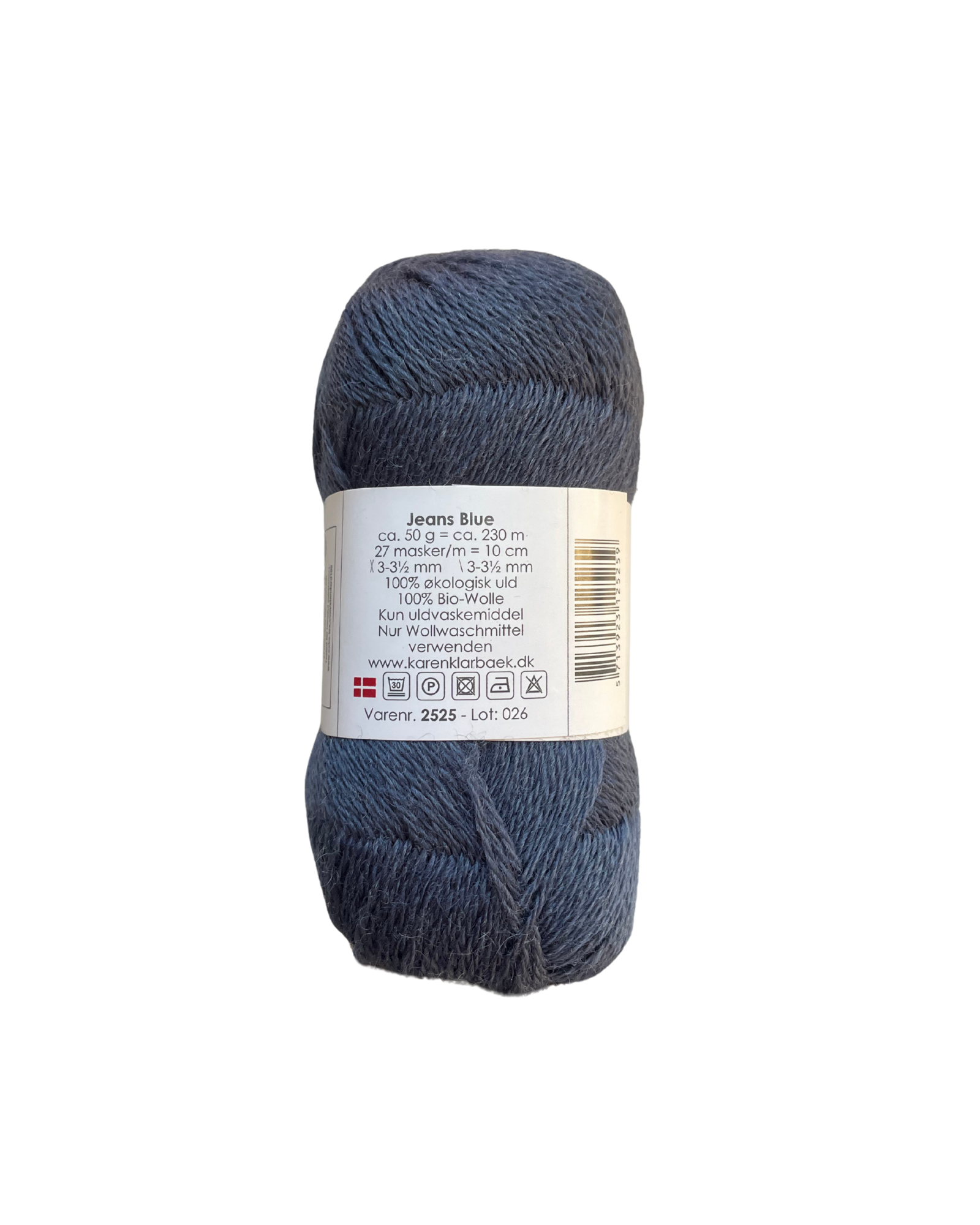 Jeans Blue - KK Fin øko uld