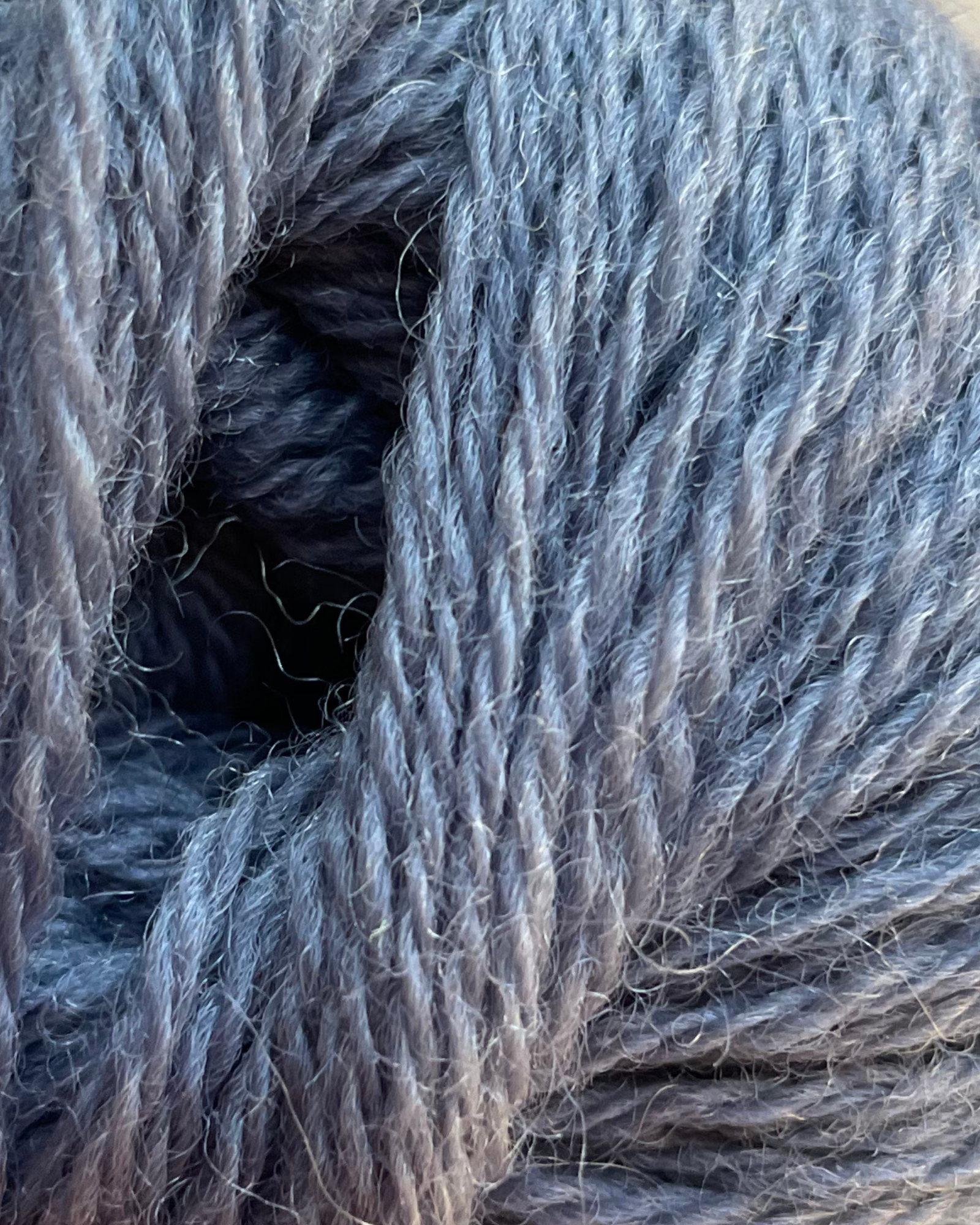 Dark Blue - KK Fin øko uld