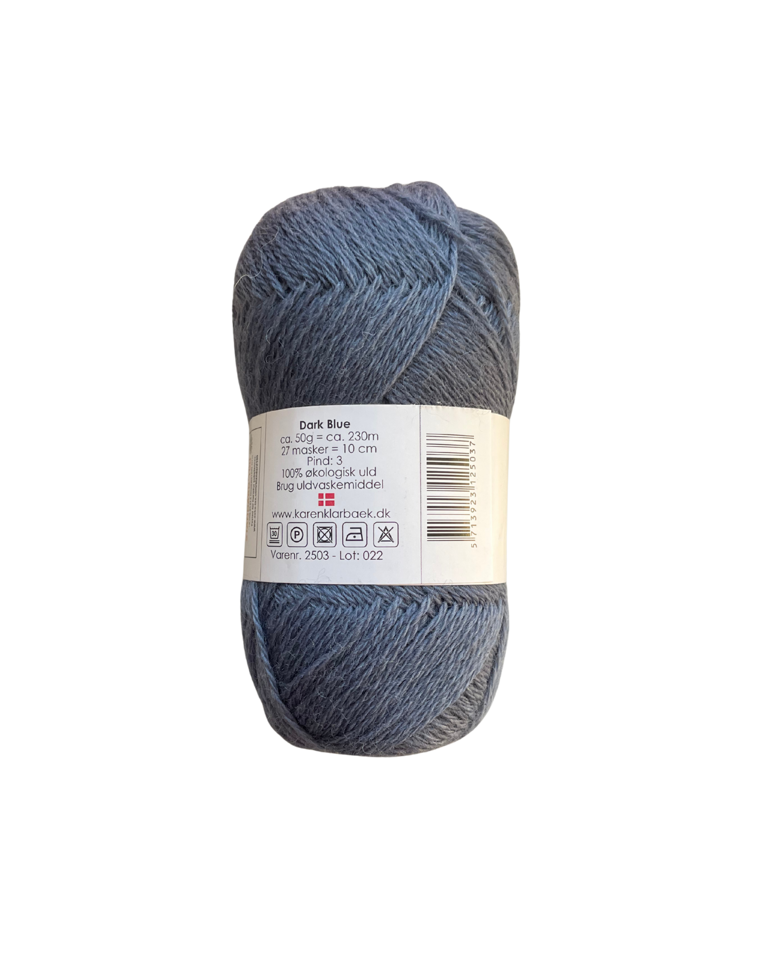 Dark Blue - KK Fin øko uld