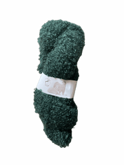 Bouclé Flaskegrøn